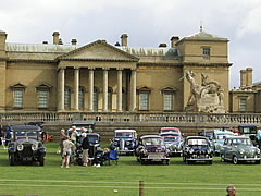 Historic Cars in front of the Hall